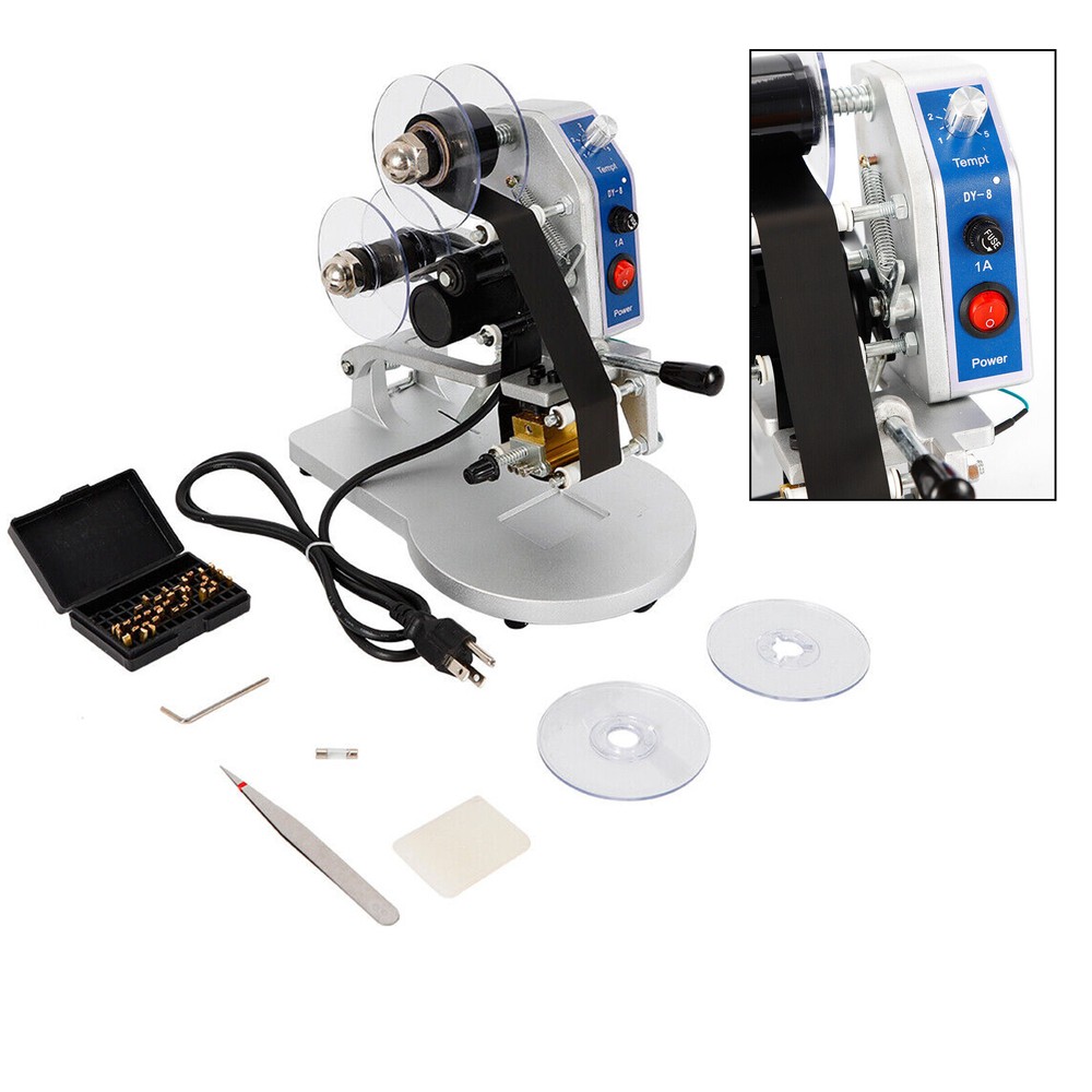 Date Coding Machine Heat Printer Manual Electric Hot Stamp Date Code Printer