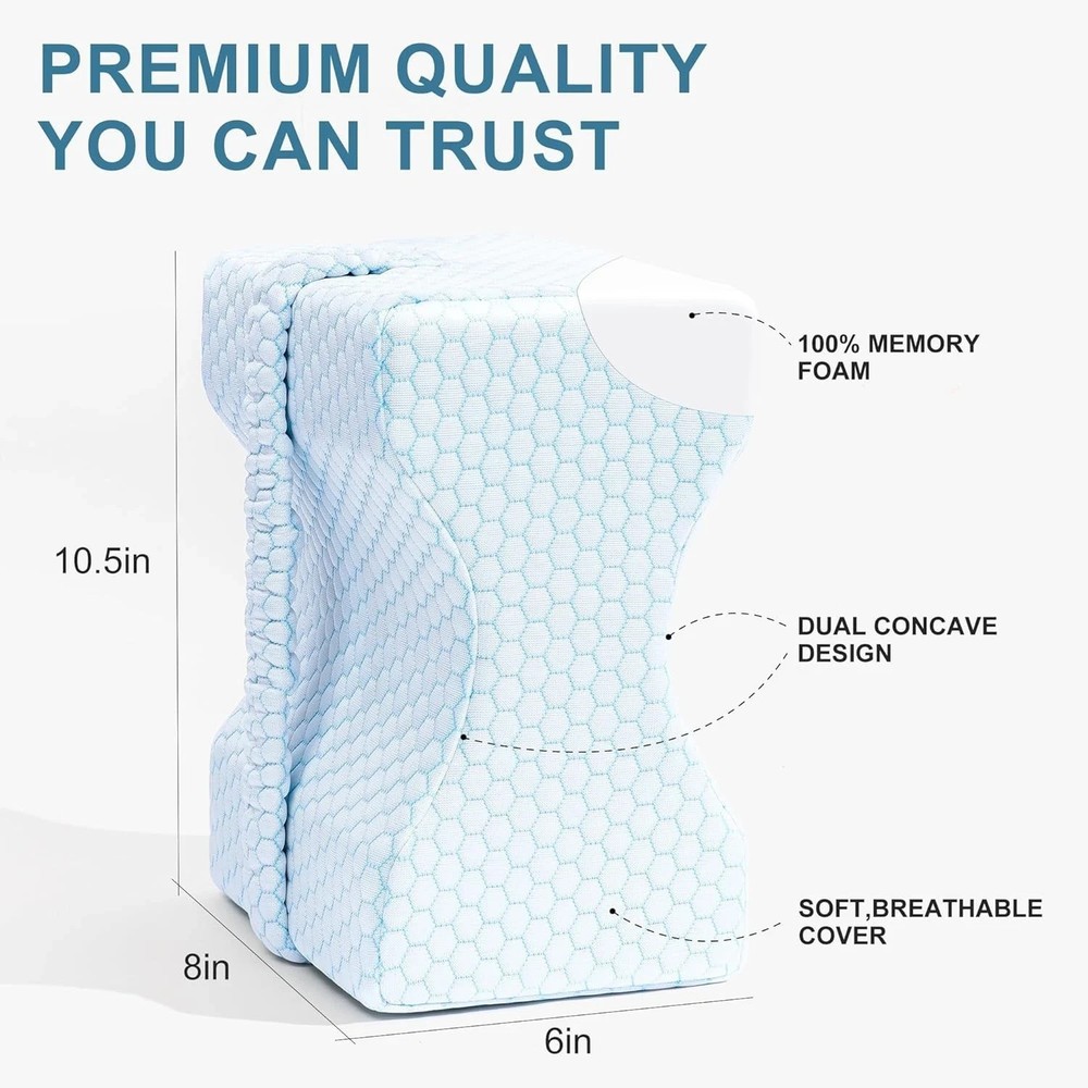 Side Sleeper Knee Pillow for Side Sleepers Sciatica Pain Relief Leg Support Pill