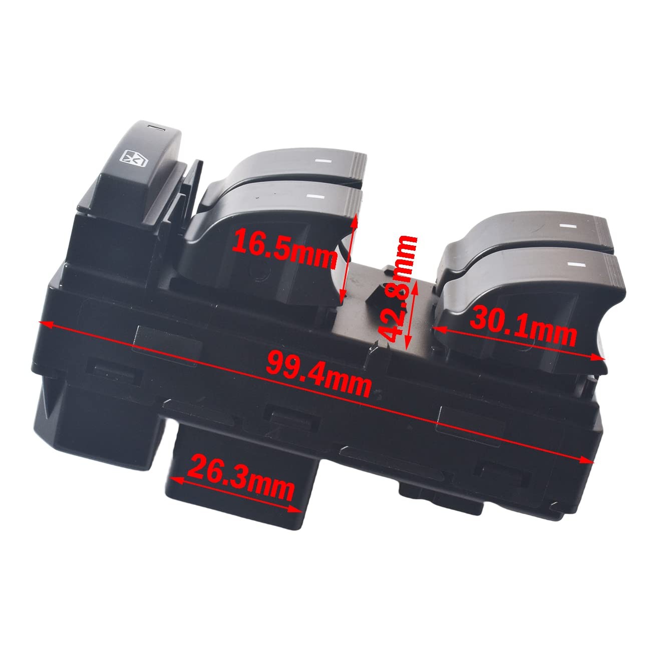 Driver Side Power Master Window Switch for 2007-2013 Chevrolet Silverado 1500 25