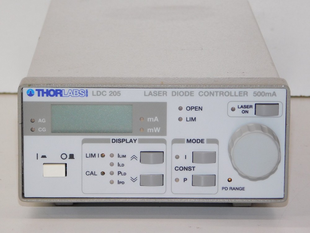 ThorLabs LDC205 Digital Display Benchtop Laser Diode Controller 500mA Germany