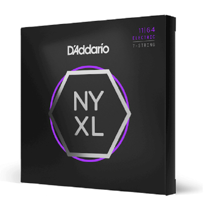 D'Addario NYXL1164 7-String 11-64 Electric Guitar Strings Medium