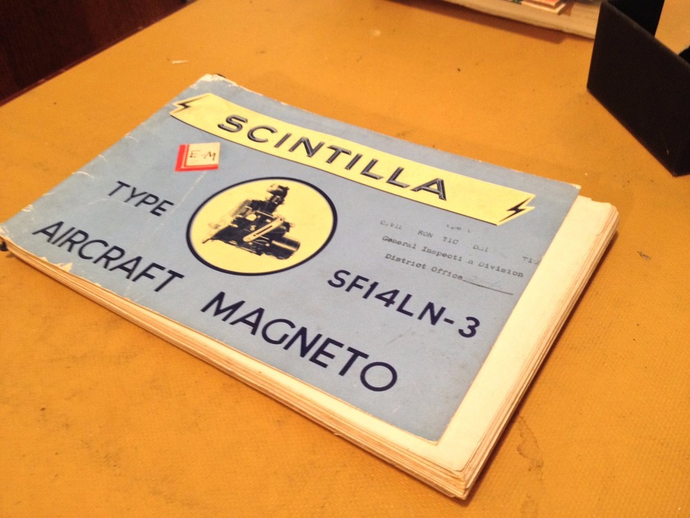 Scintilla SF14LN-3 Magneto Service Training Manual