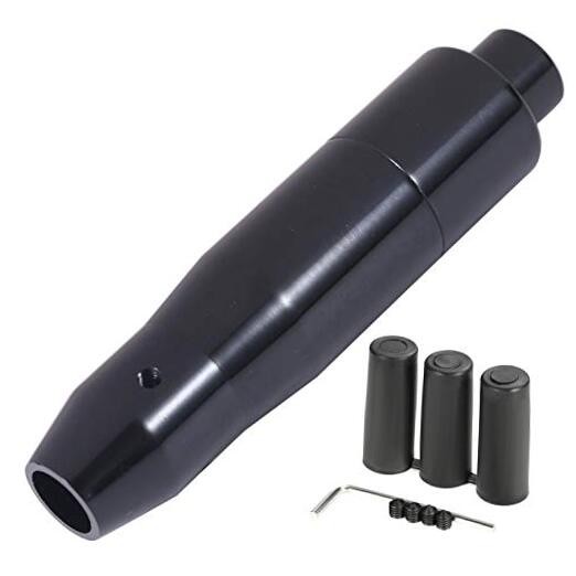 5" Long Weighted Gear Stick Shift Handle Automatic Push Button Shifter Black