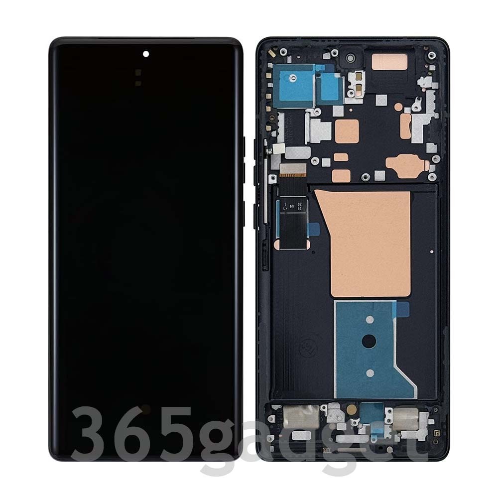 For Motorola Edge Plus 2023 XT2301-1 OLED Display Touch Screen Digitizer Frame