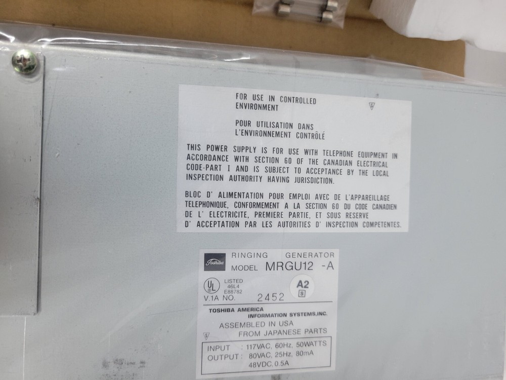 NOS - Toshiba MRGU12-A Ringing Generator