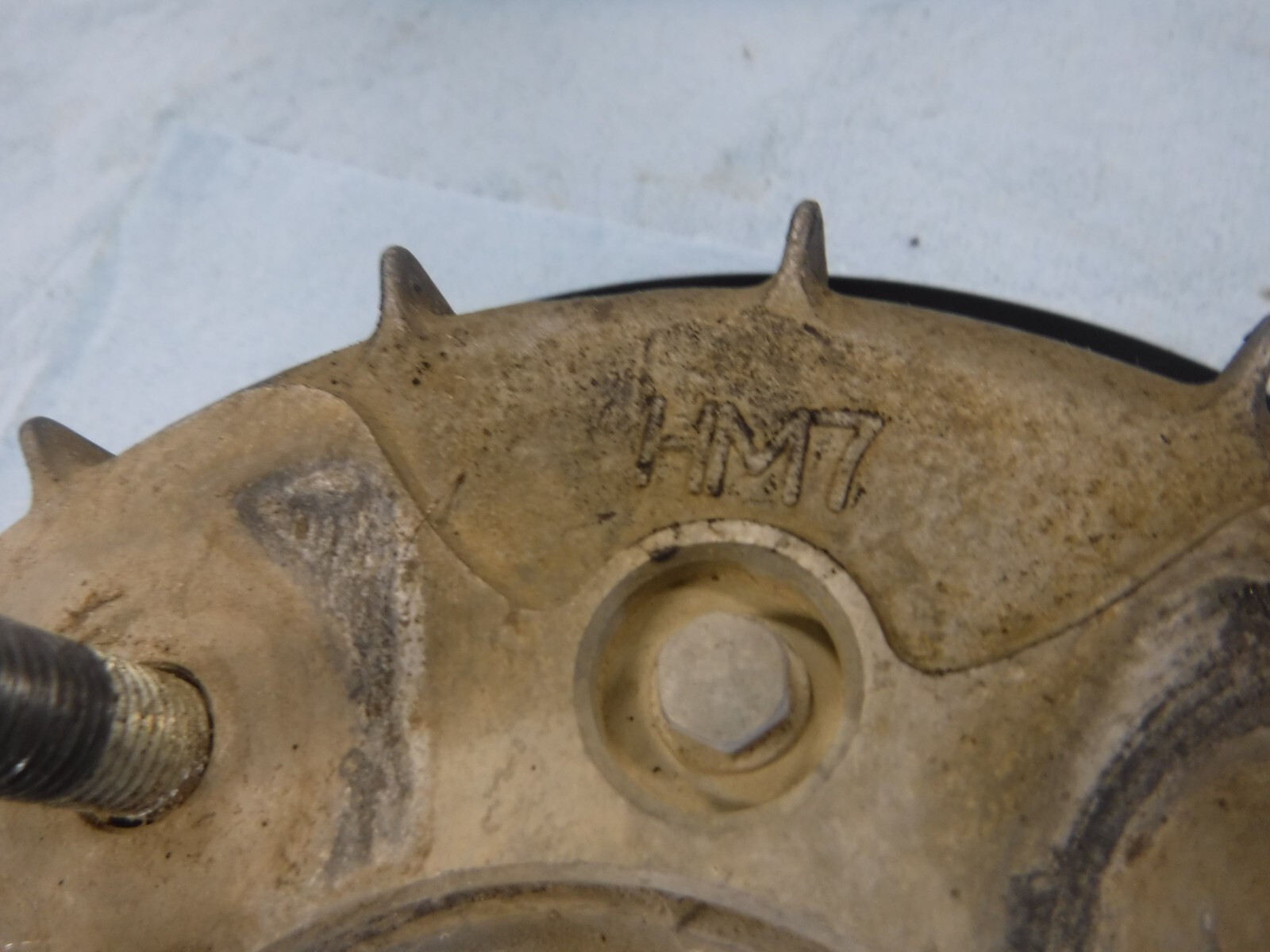 2001 HONDA FOREMAN RUBICON 500 TRX500FA 4X4 FRONT BRAKE DRUM HUB ASSEMBLY