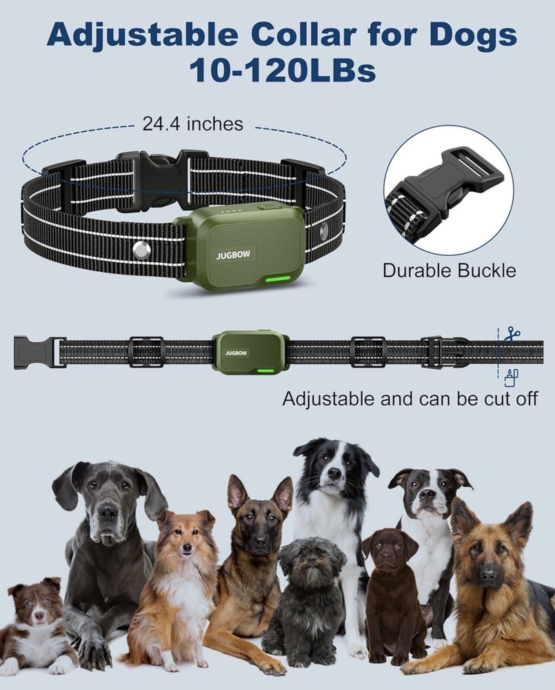 Dog Shock Collar 3300ft Training Collar With Remote 4 Training Mode Rechargeable