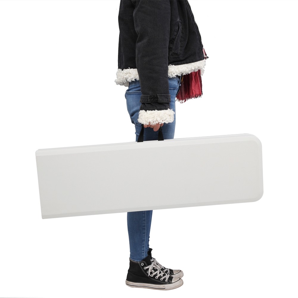 6FT Plastic Patio Foldable Bench Tabletop for In/Outdoor Garden Party Picnic