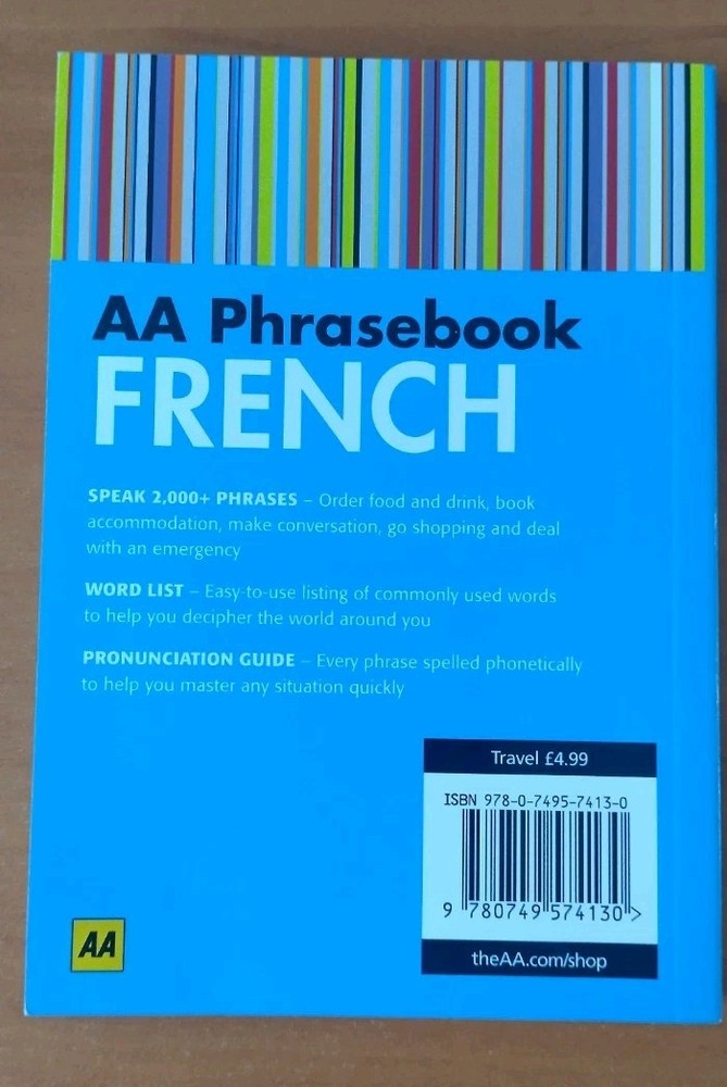 AA French Phrase Book