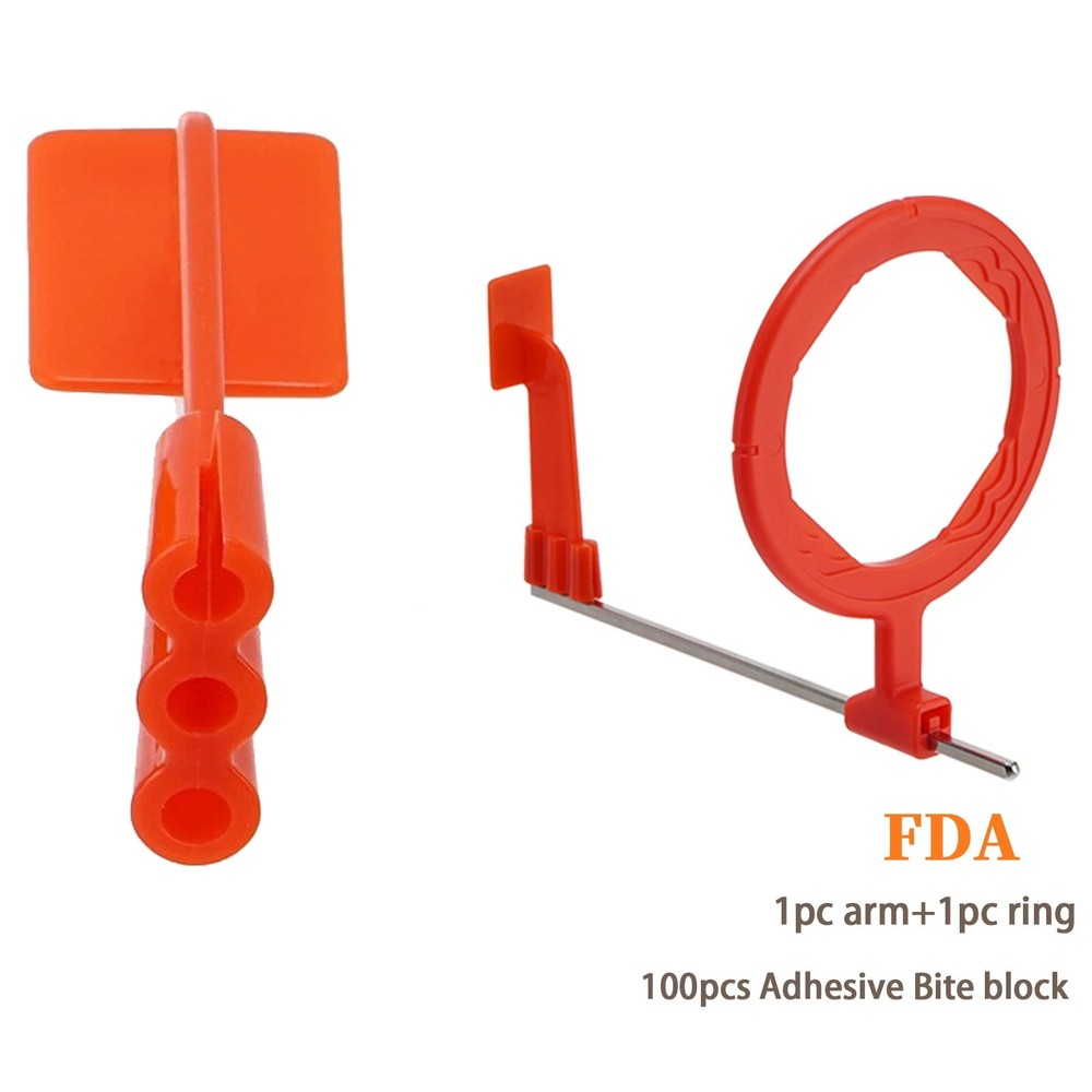 Universal Sensor Holder self-adhesive Bite block 100 pcs Arm Ring Set