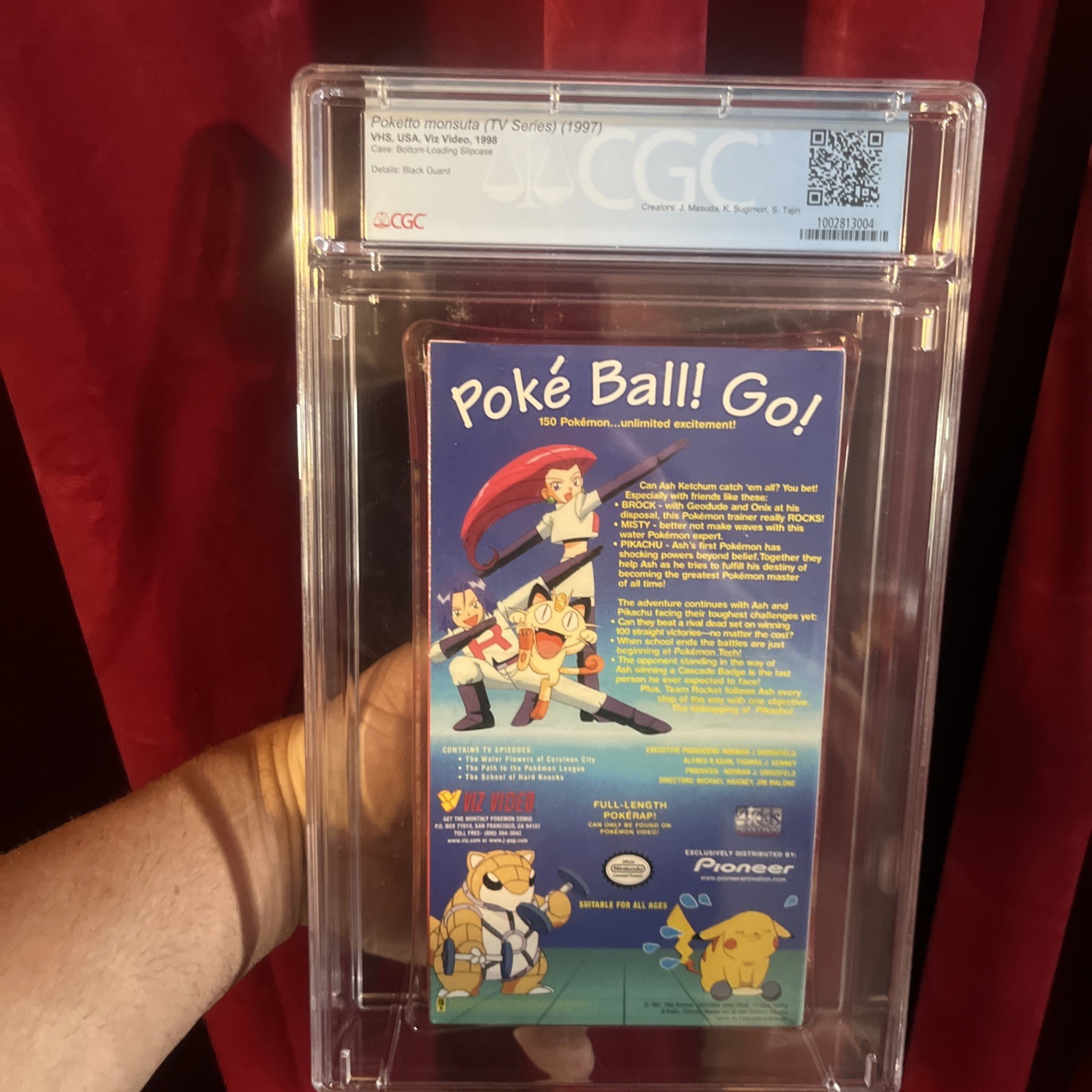 Pokemon The Mystery of Mount Moon VHS Tape Pioneer WM Sealed CGC 9.6 A++ Graded