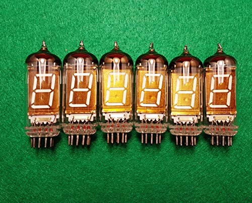 IV-12 Large Vfd 7-Segment Clock Tubes 6pcs