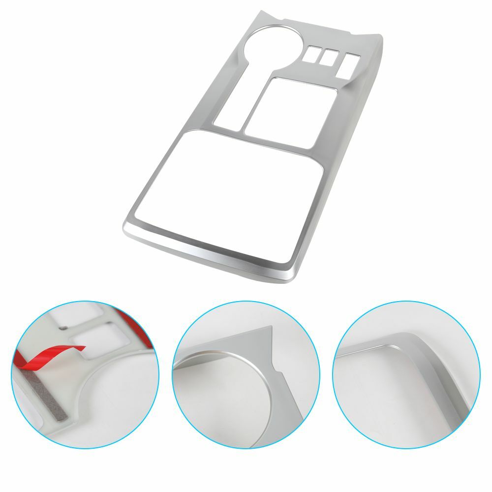 Center Console Gear Shift Box Panel Cover Trim For 4Runner 2010+ Sliver