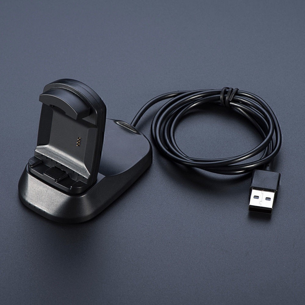 Charging Cradle Dock Stand Holder USB Cable Charger for Fitbit Ionic Smart Watch