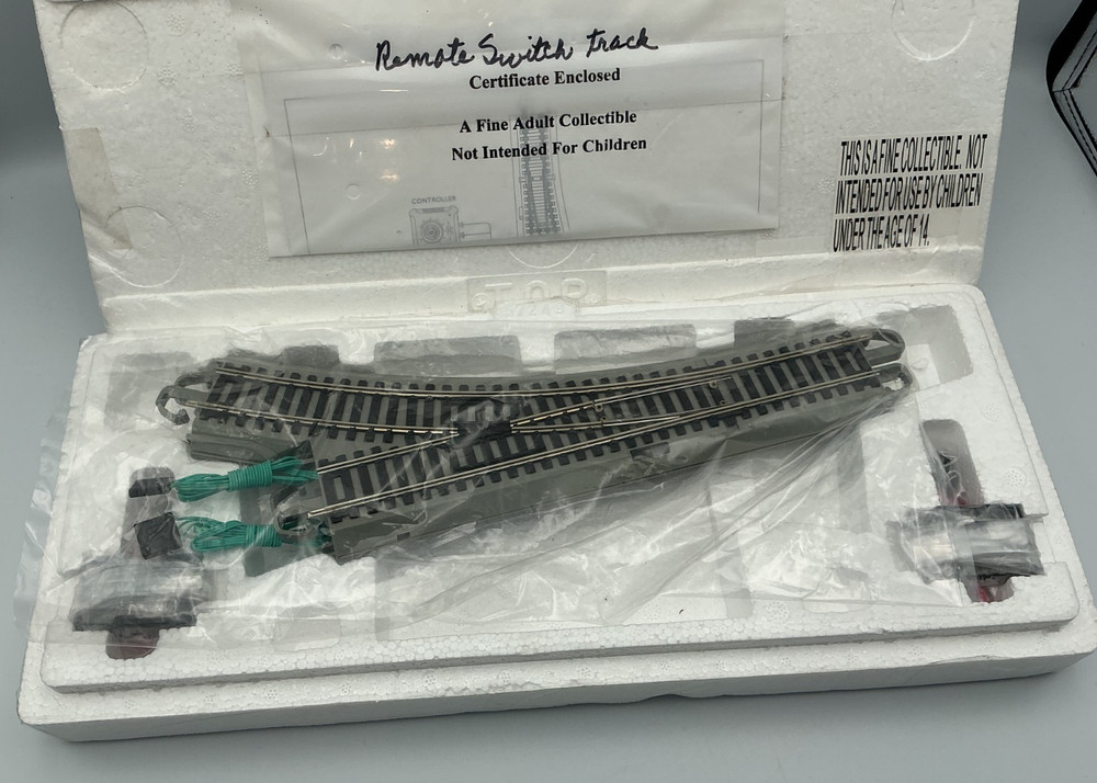 Hawthorne Village Remote switch track, certificate enclosed