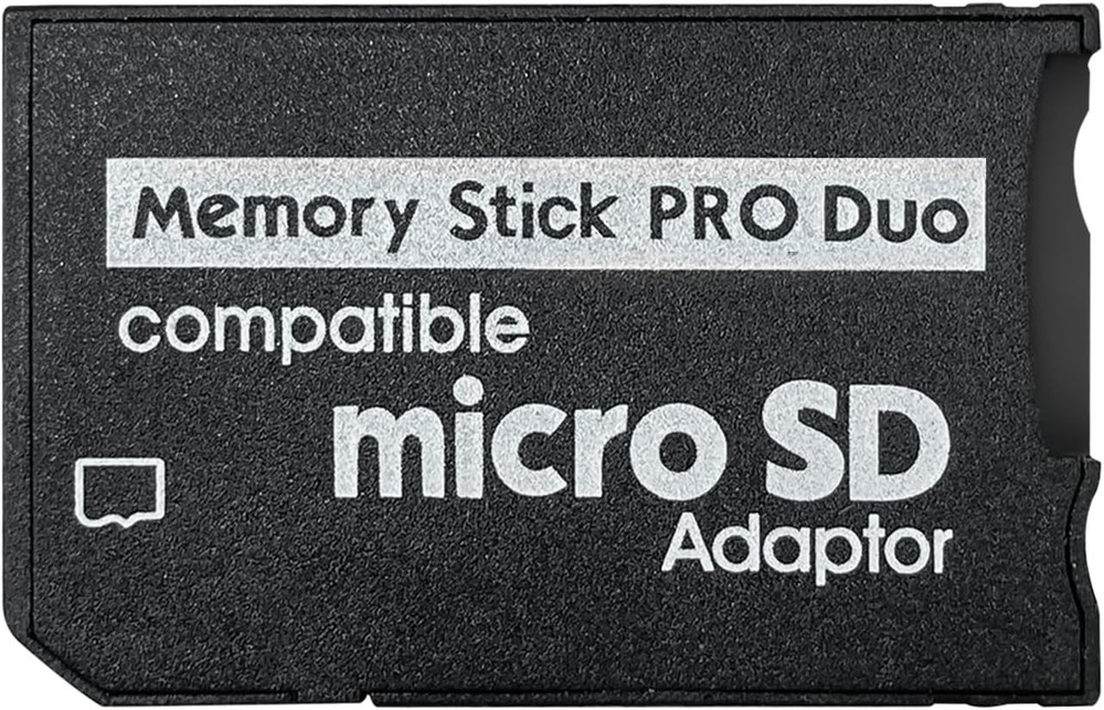 Versatile PSP Memory Stick PRO Duo Adapter - Compatible with 1000/2000/3000