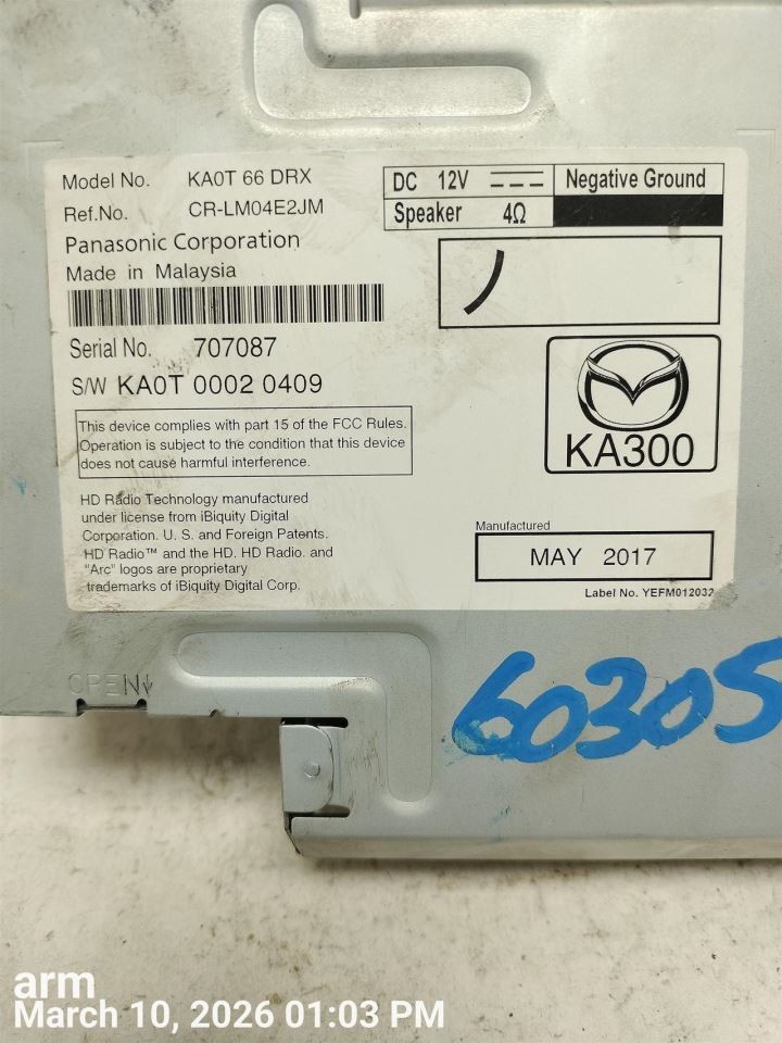 CONTROL PANEL OEM 17-23 CX-5 1YR WRNTY