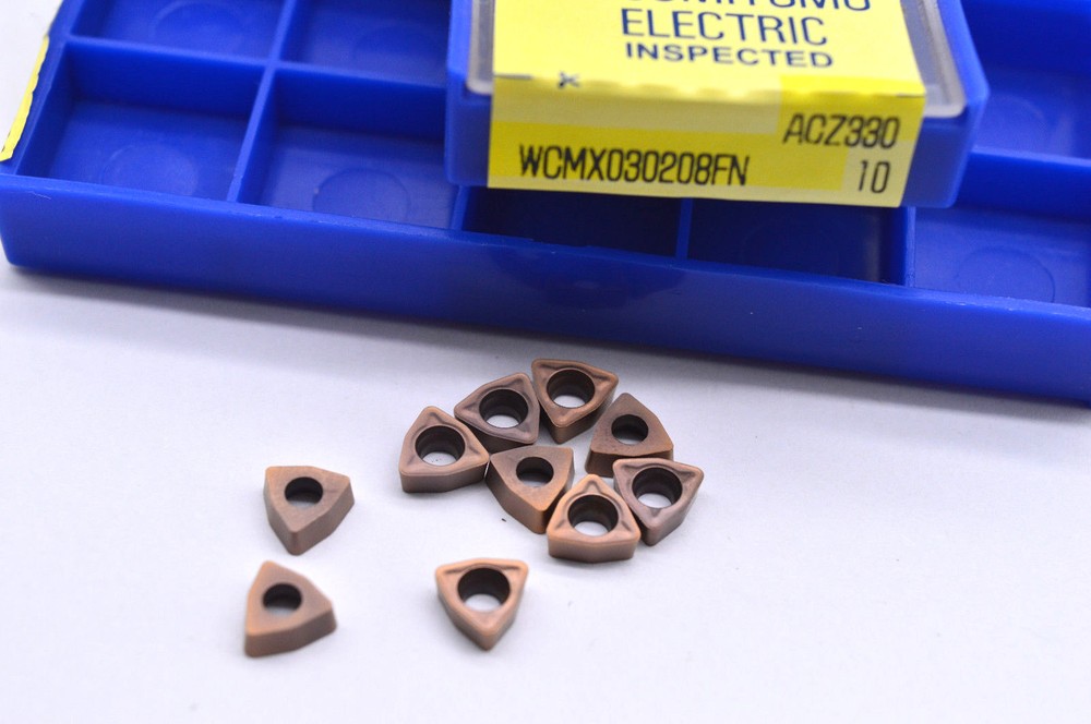 30PCS WCMX030208FN 330 drill insert U drill inserts carbide inserts for drill