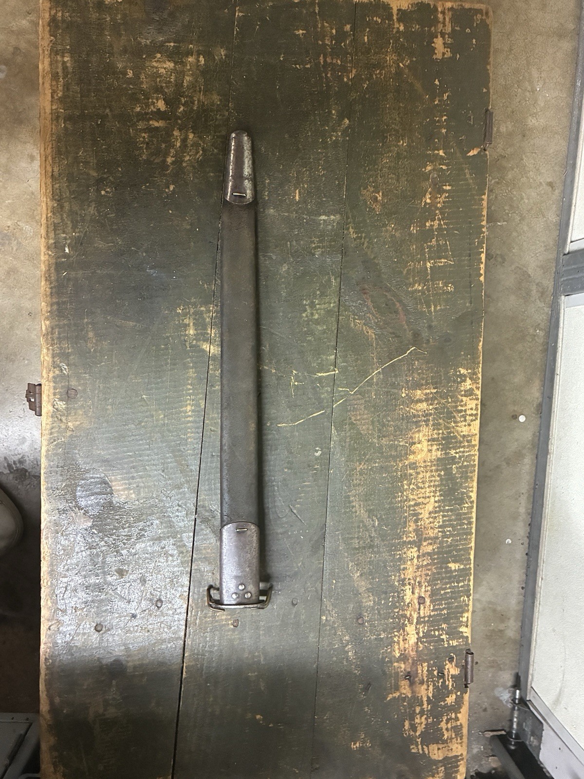 All Original WWI US Model 1917 Bayonet Scabbard Jewell 1918 Sheath Stamped MS