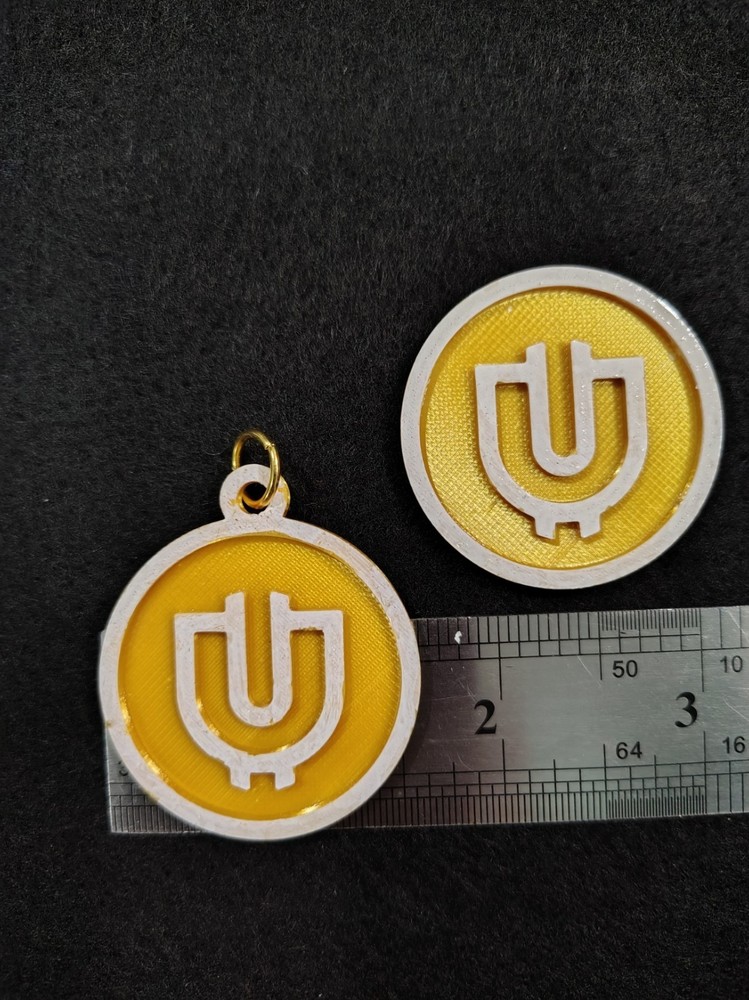 Useless Coin.  Virtual plastic Useless crypto coin.  Receive Two Coins.