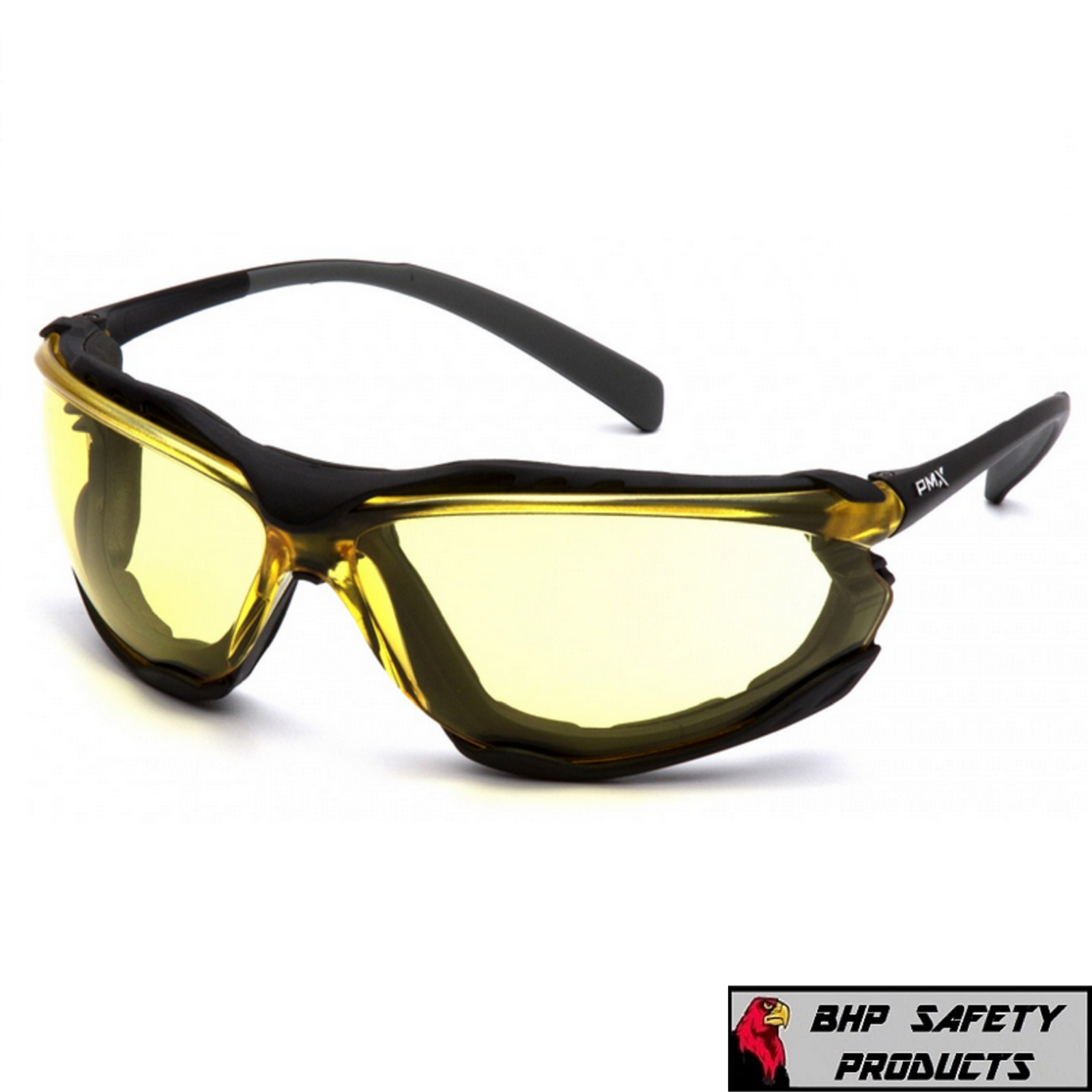 PYRAMEX PROXIMITY SAFETY GLASSES ANTI-FOG LENSES FOAM PADDED MOTORCYCLE Z87+