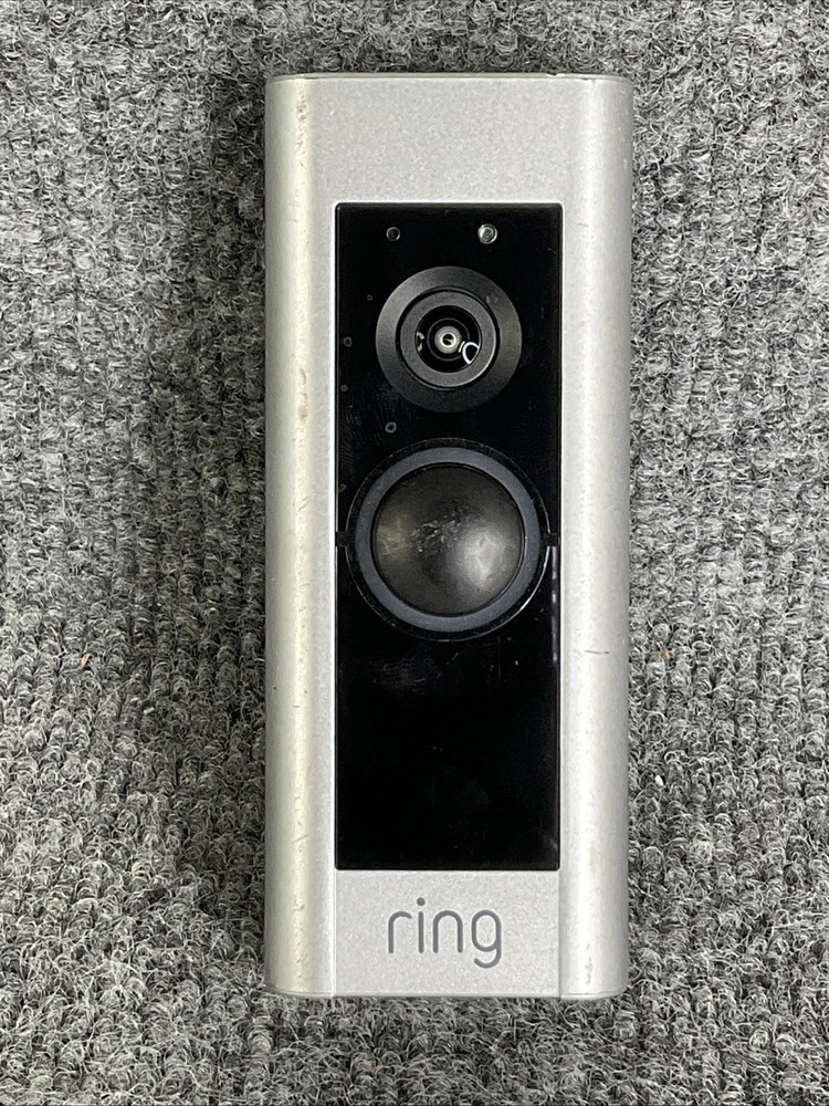 Ring Video Doorbell Pro 1080P HD Security Camera ONLY - Black Unit & Silver