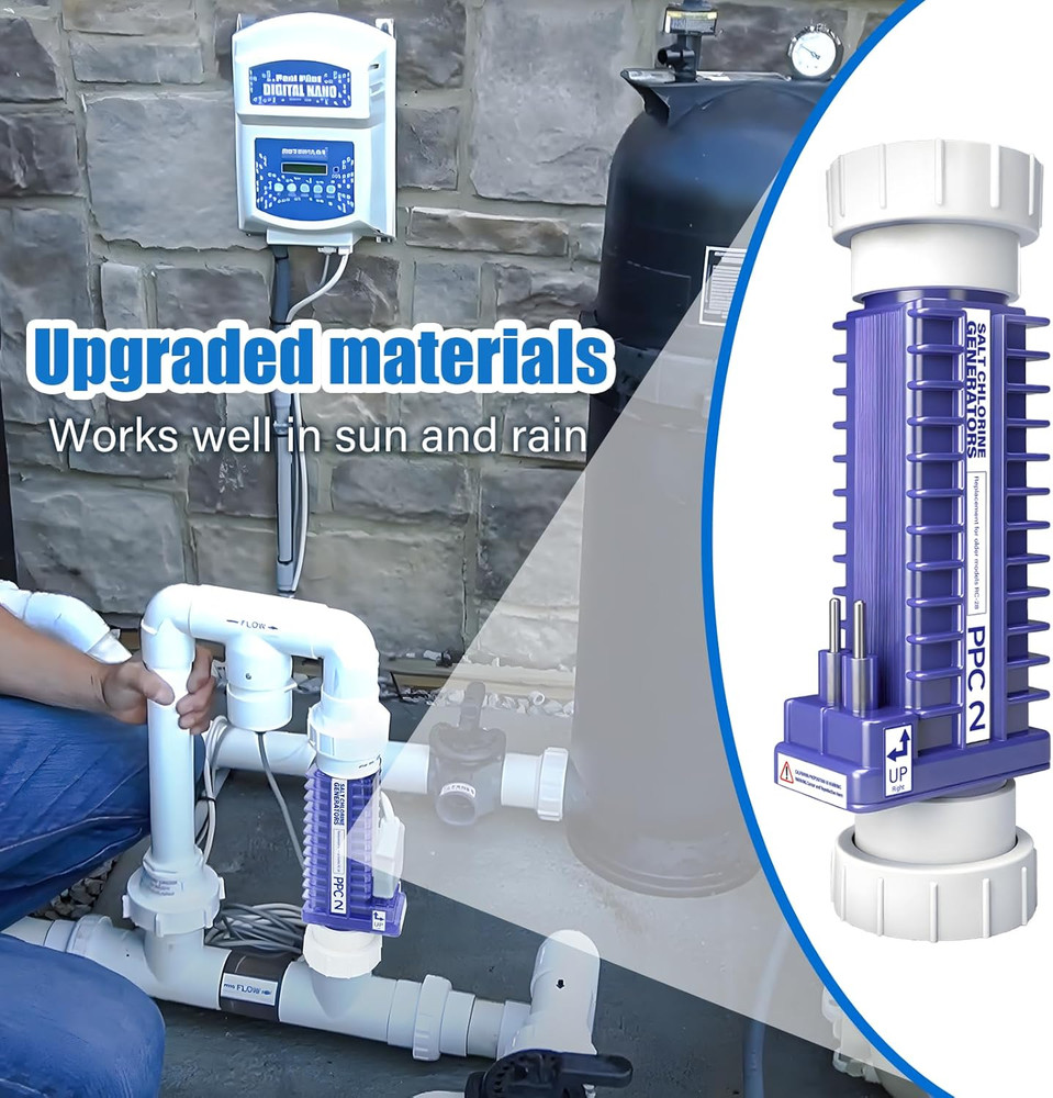 PPC2 Salt Cell Is Compatible with Pool Pilot Nano plus System and Suitable for 3