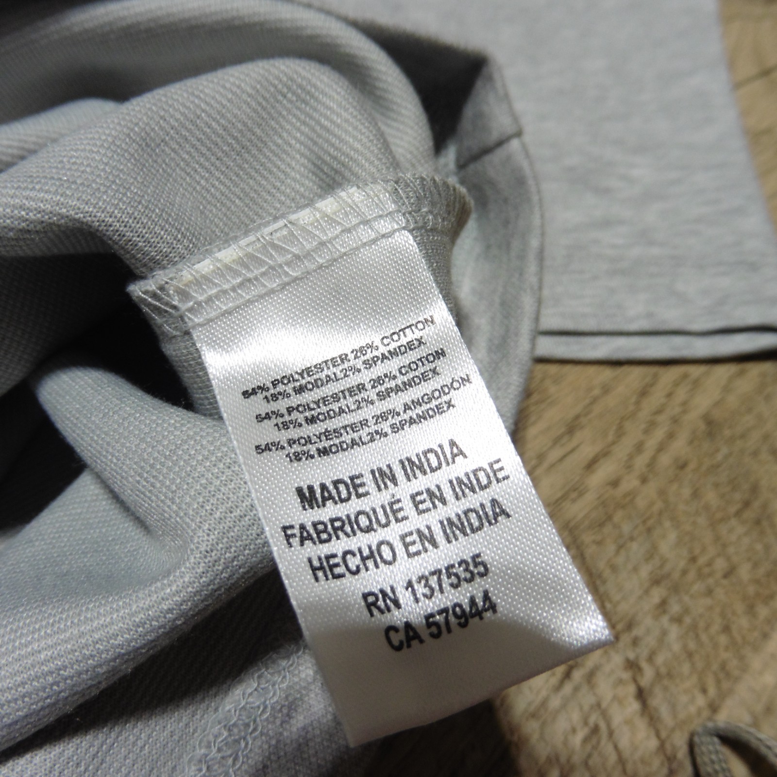 MIZZEN + MAIN Mens M MEDIUM PULLOVER KPI QUARTER ZIP GREY PERFORMANCE GOLF 1/4