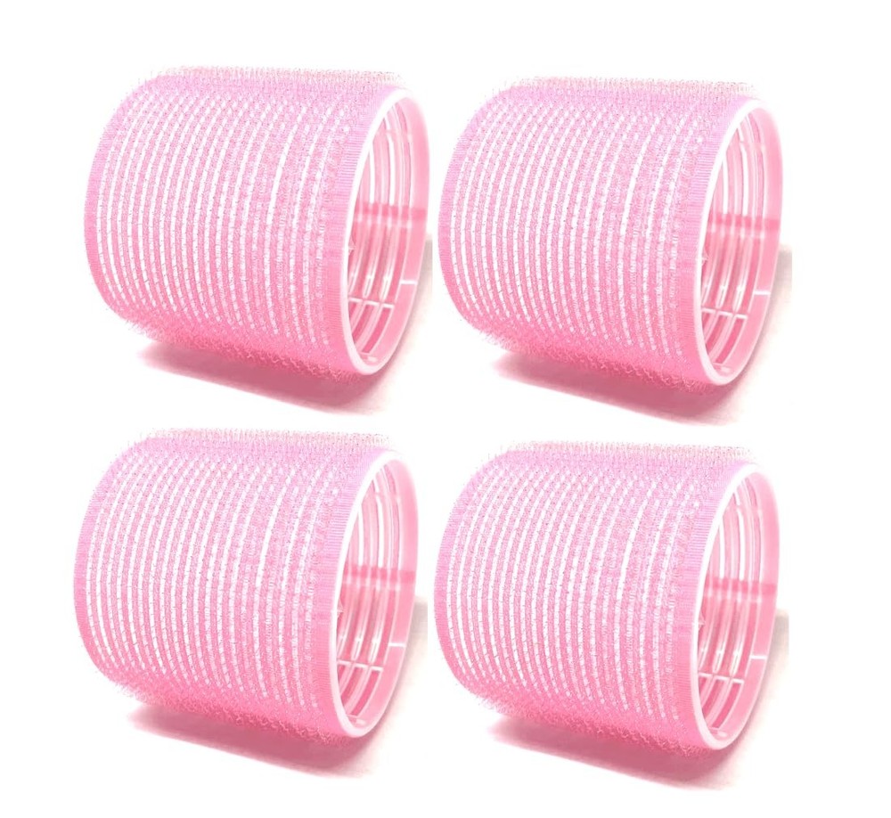 X-Large Self-Stick Hair Grip Curlers Rollers – 4 Pack
