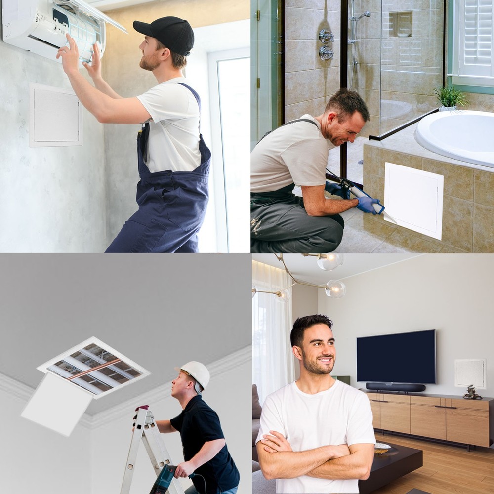 Morvat 12x12 Hinged Door Access Panel for Drywall & Ceiling, 20 Pack