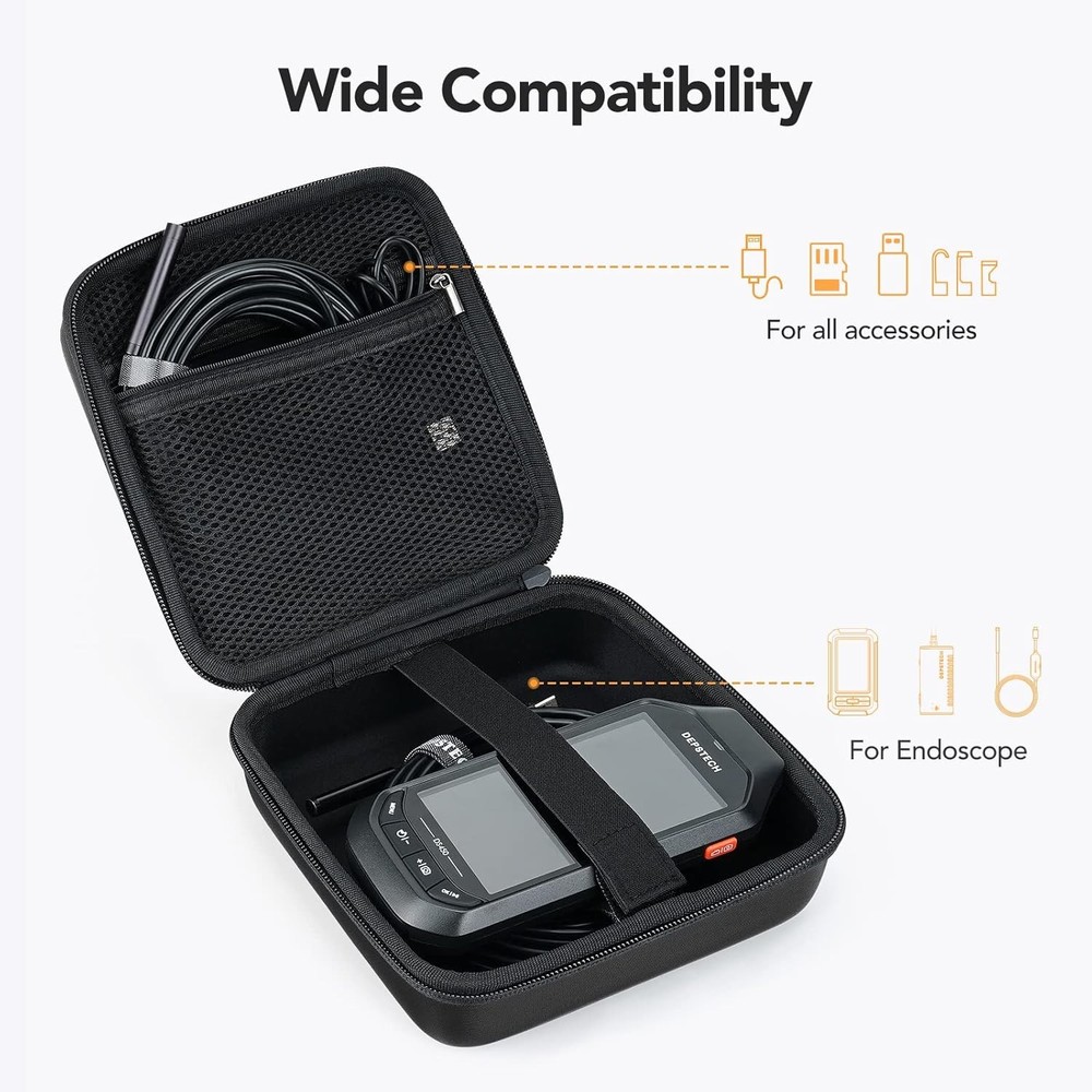 DEPSTECH Original Endoscope Case, Wireless Borescope Carrying Bag WiFi & USB...