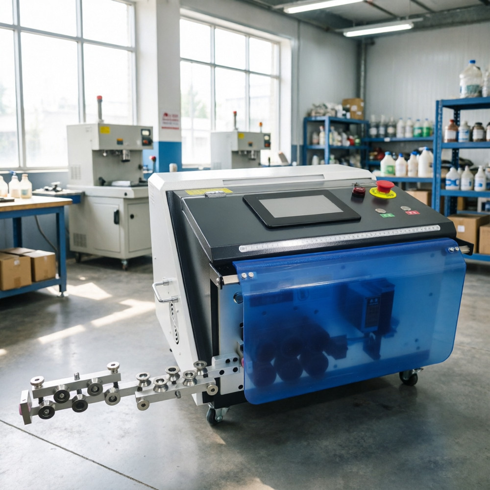 Automatic Computer Wire Stripping Bending Machine 1-16mm² Adjustable 110V 750W