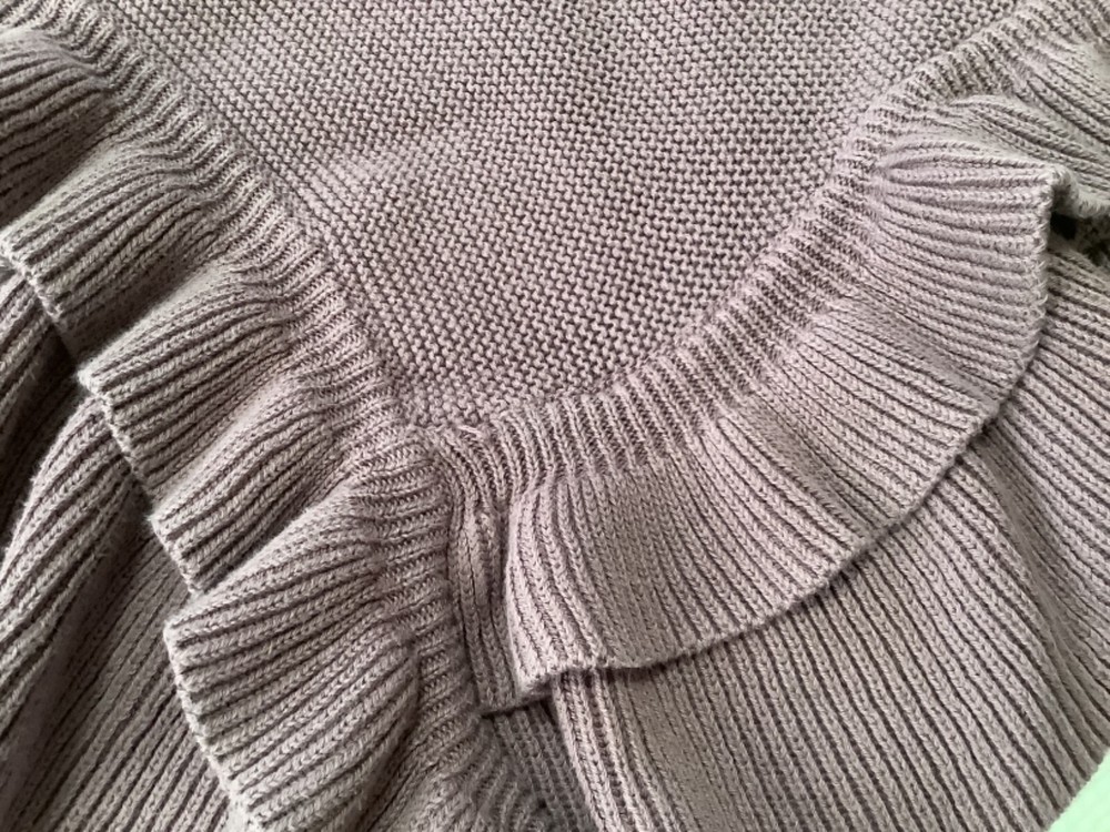 Piper & Wright Lavender Ruffled Blanket 52 x 56