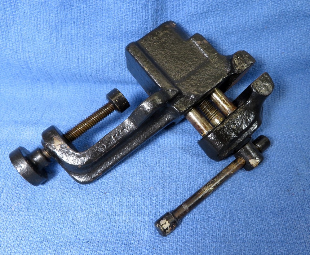 Vintage Small Black Bench Vise 2"