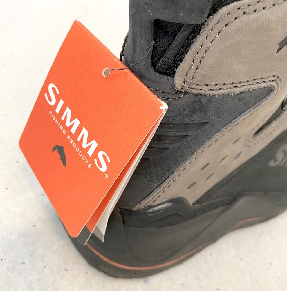 NEW Simms G3 Guide Boot/Felt Wading Boots – Gray (#8)