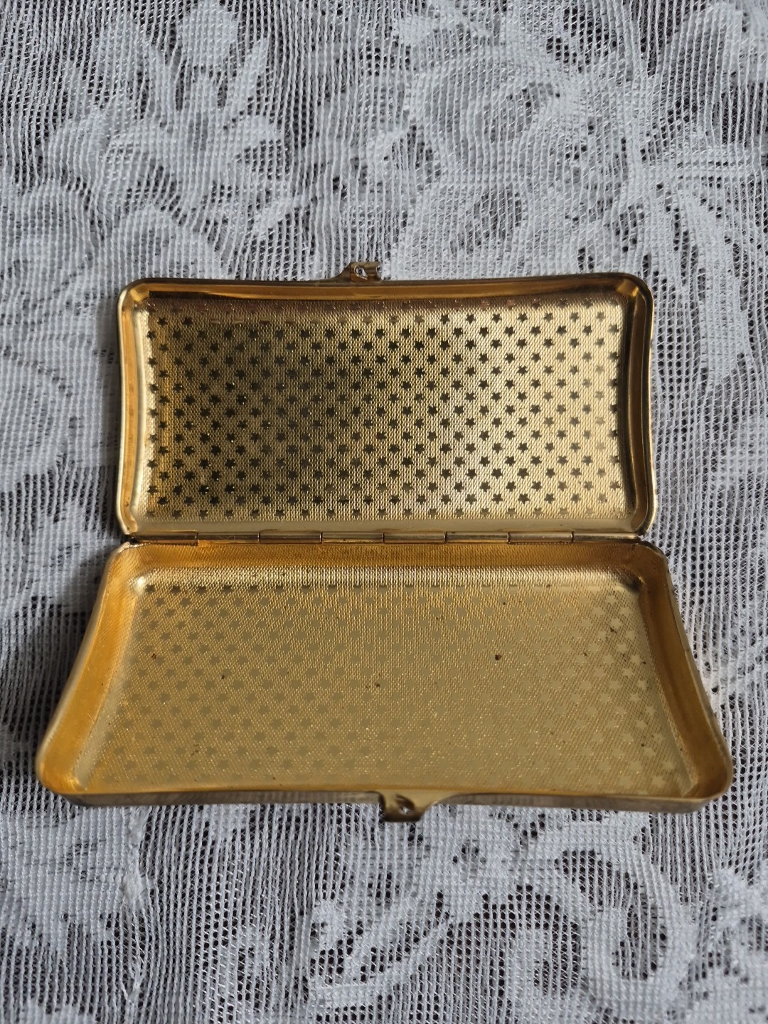 Stratton England Vintage Floral Cigarette Holder, Snuff Box, made in England