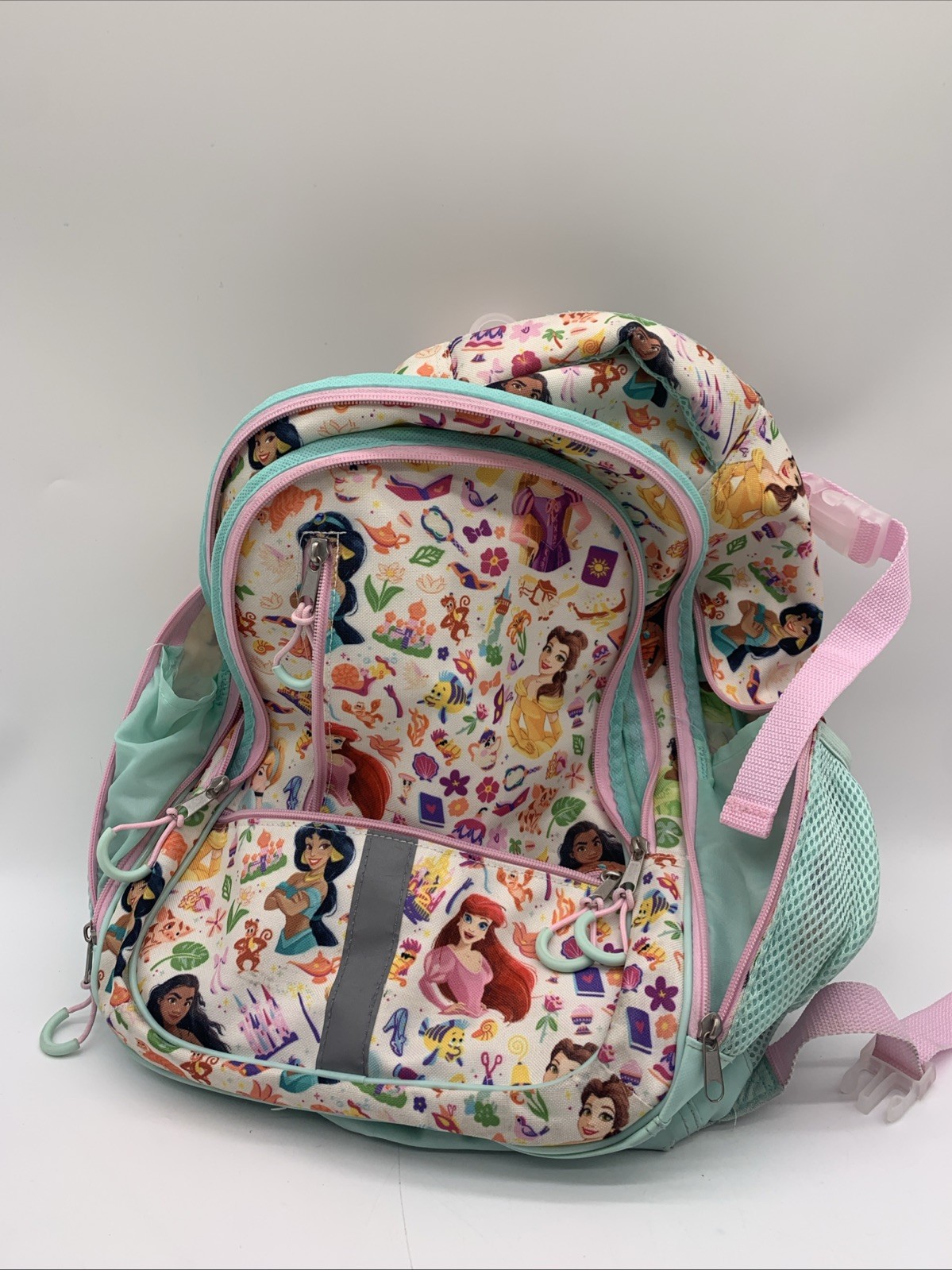 Disney Princess Mini Backpack Bioworld Used 16 Inches Tall