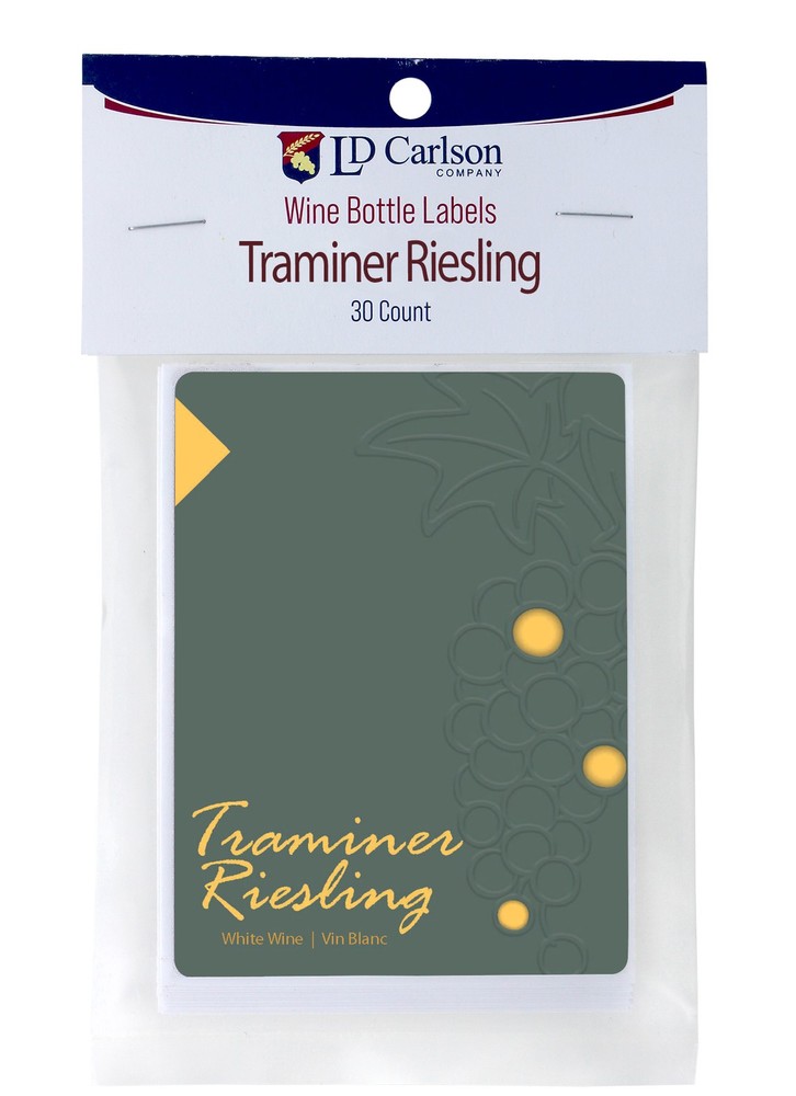 Traminer Riesling Wine Labels