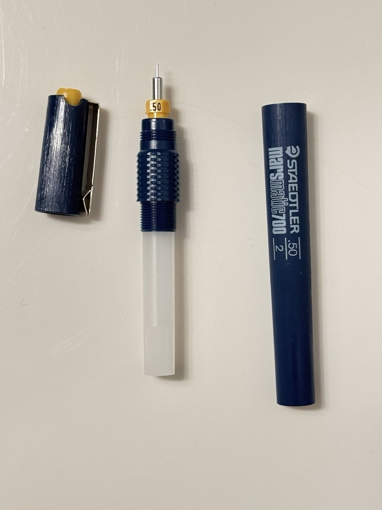 *INCOMPLETE* Staedtler Marsmatic 700 Technical Drafting Drawing Pen Set (7)