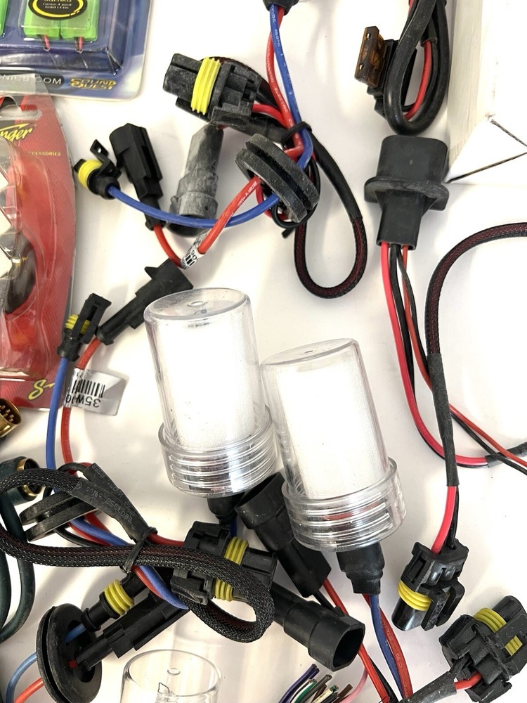 Lot of Various Adapter, Adapter Cables, Hyperbiright Solid LED + MORE