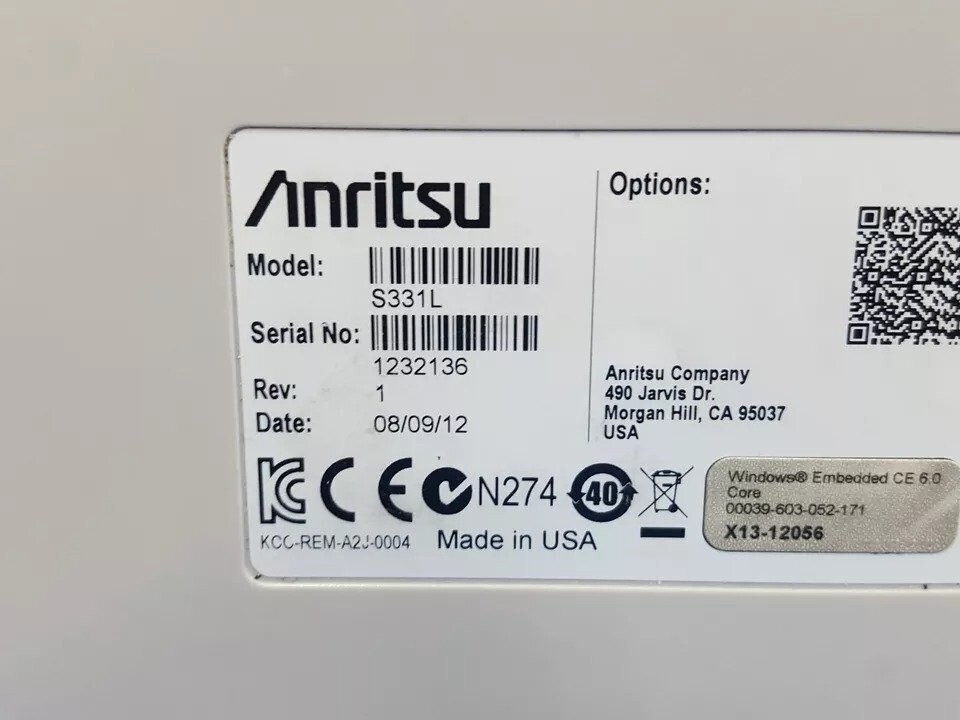 Anritsu S331L Cable and Antenna Analyzer 4GHz [2136]