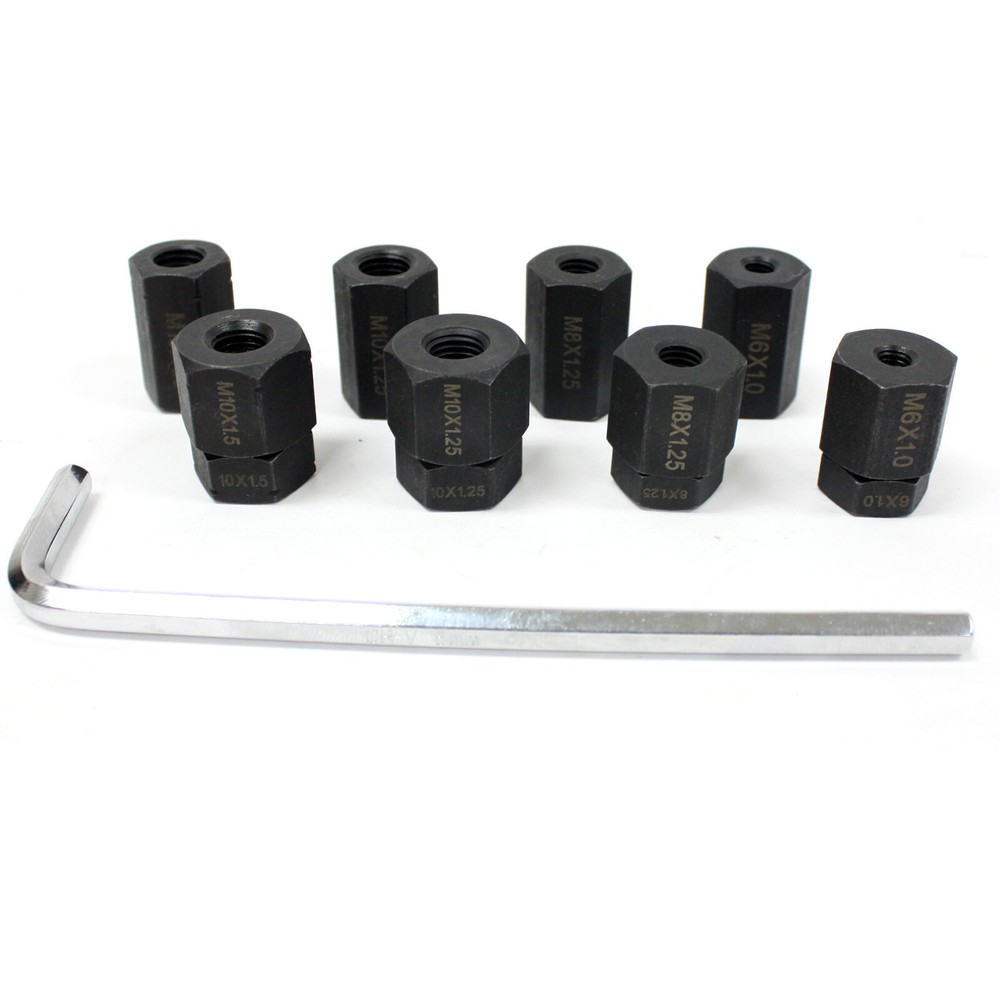 9 pc Stud Remover & Installer Thread Set M6 M8 M10 Metric No Thread Damage