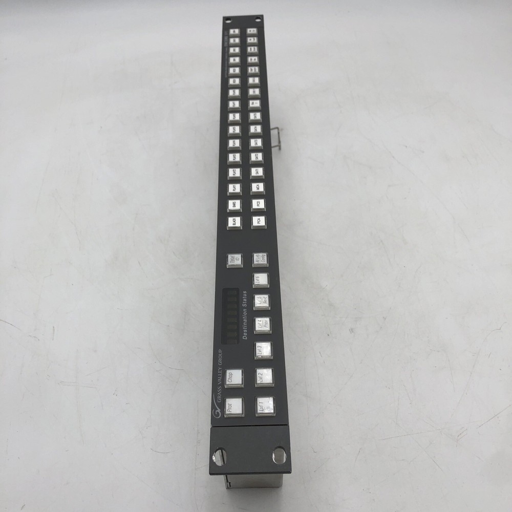 USED Grass Valley - Encore BPS Control Panel POWERS ON AS IS READ A