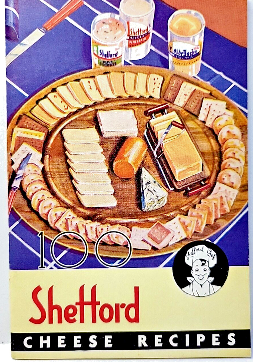 Vintage 1938 Shefford Cheese Recipes Advertising Booklet Alberta Winthrop