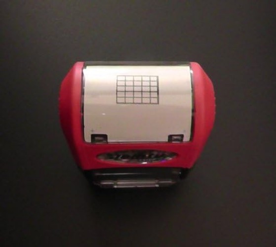 Mini Guitar Stamp Inkpad Combo - Portable & Compact