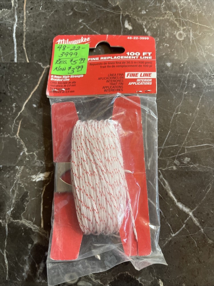 Milwaukee 48-22-3999 - 100' Precision Replacement Line-Fine