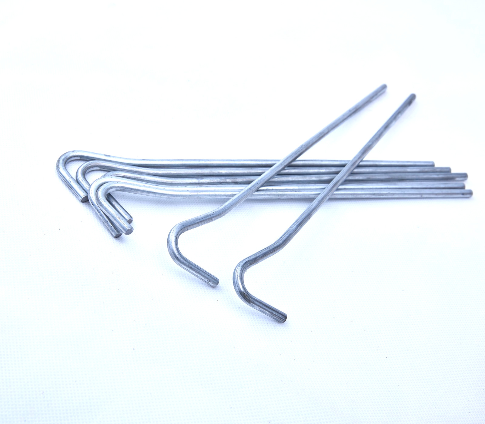 9 inch Tent Stake 4mm / 5mm available in 10-Pack / 25-Pack / 50-Pack / 100-Pack.