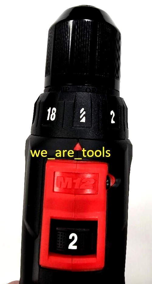 NEW Milwaukee M12 2407-20 3/8" Cordless Drill Driver 12V 12 Volt 2 Speed