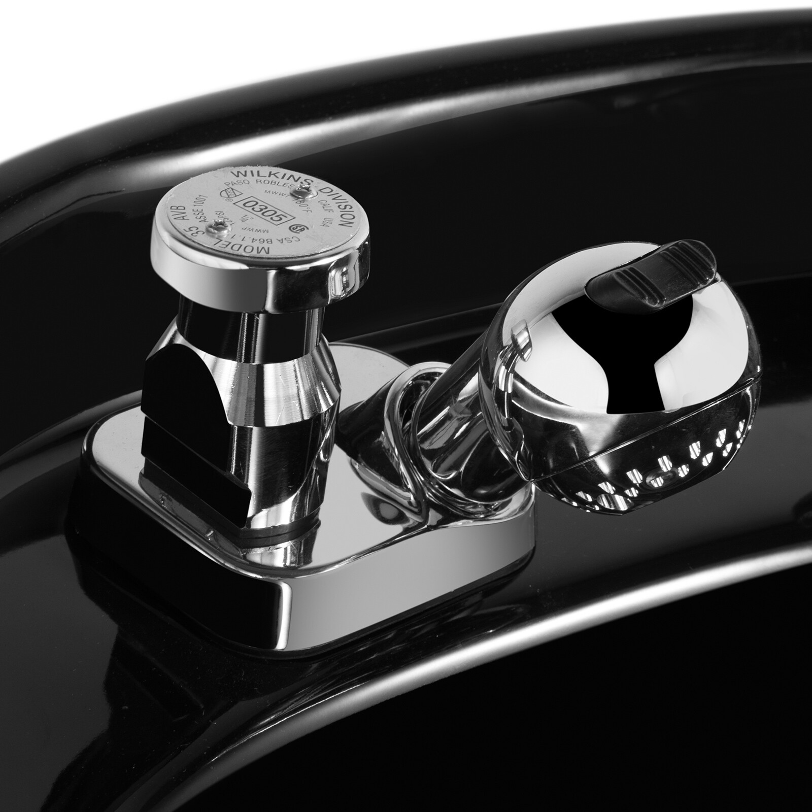 Pro Barber Backwash Unit Ceramic Shampoo Bowl Washing Sink Beauty Salon Station