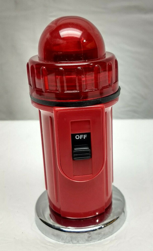Mini Strobe Beacon Safety Flasher Warning Light / Magnetic Base Mount BLUE / RED